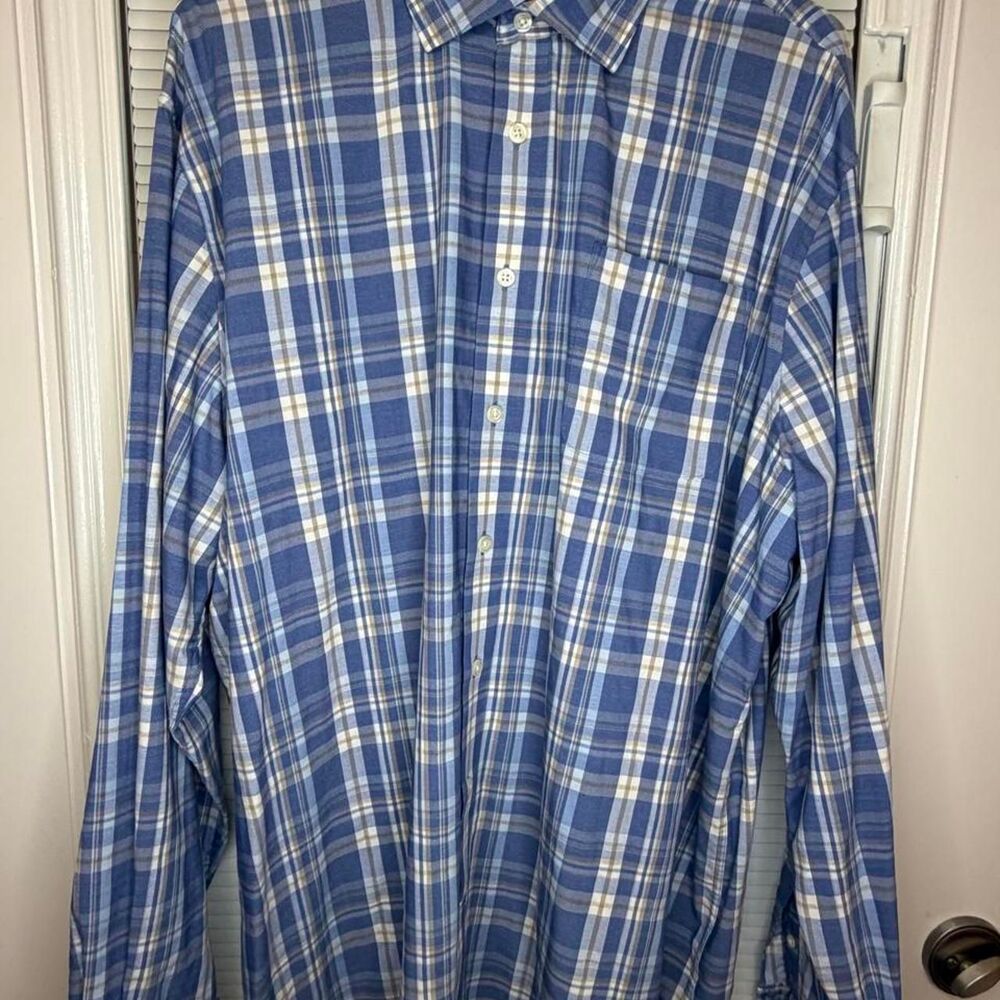 Johnnie-o Men's Blue Shirt